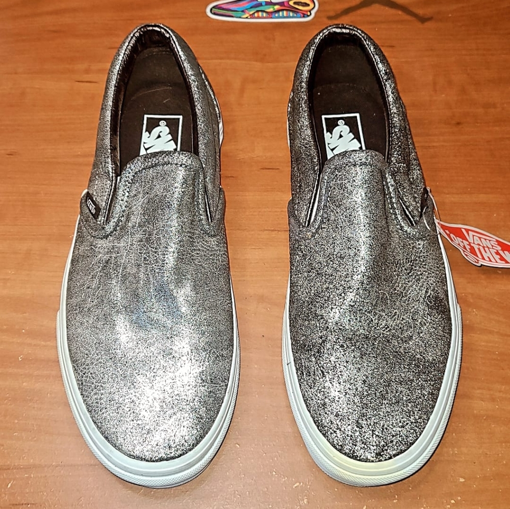 Vans Slip-Ons Platinum Leather